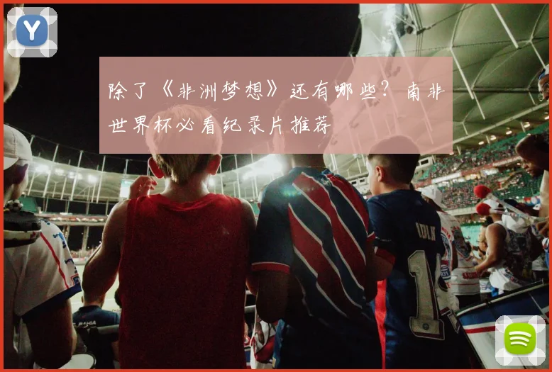 除了《非洲梦想》还有哪些？南非世界杯必看纪录片推荐