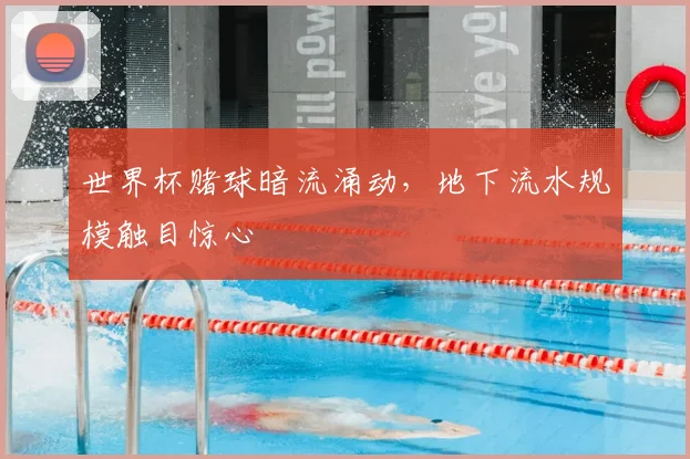 世界杯赌球暗流涌动，地下流水规模触目惊心