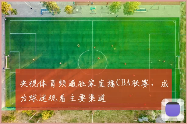 央视体育频道独家直播CBA联赛，成为球迷观看主要渠道
