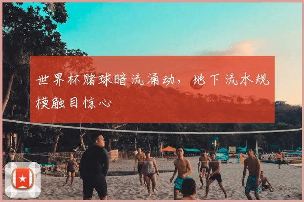 世界杯赌球暗流涌动，地下流水规模触目惊心